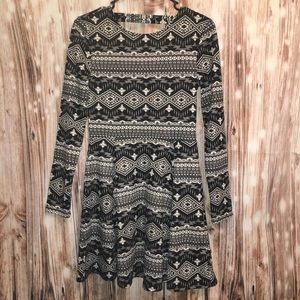 Black Aztec Dress